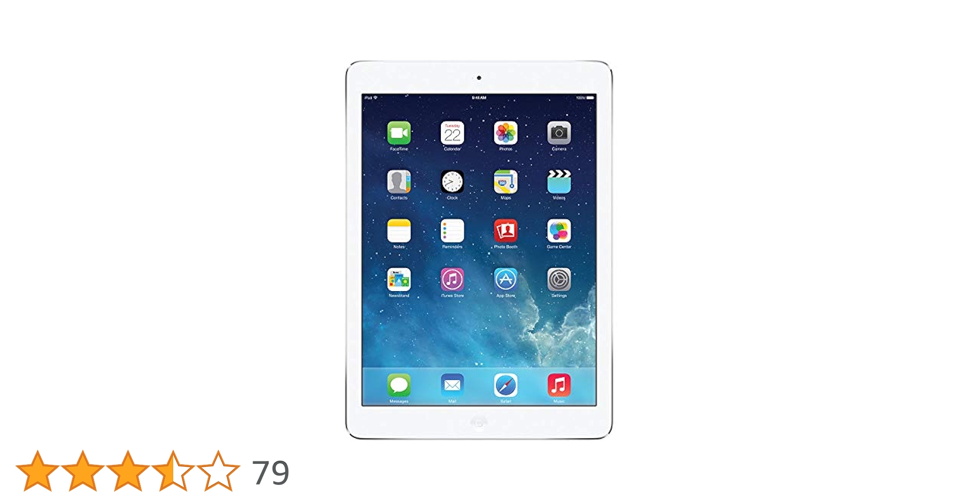 Apple iPad Air A1474 (32 GB, Wi-Fi, White with Silver